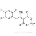 5-1-hydroxi-2- (2,4,5-trifluorofenyl) etyliden-2,2-dimetyl-l, 3-dioxan-4,6-dion CAS 764667-64-3